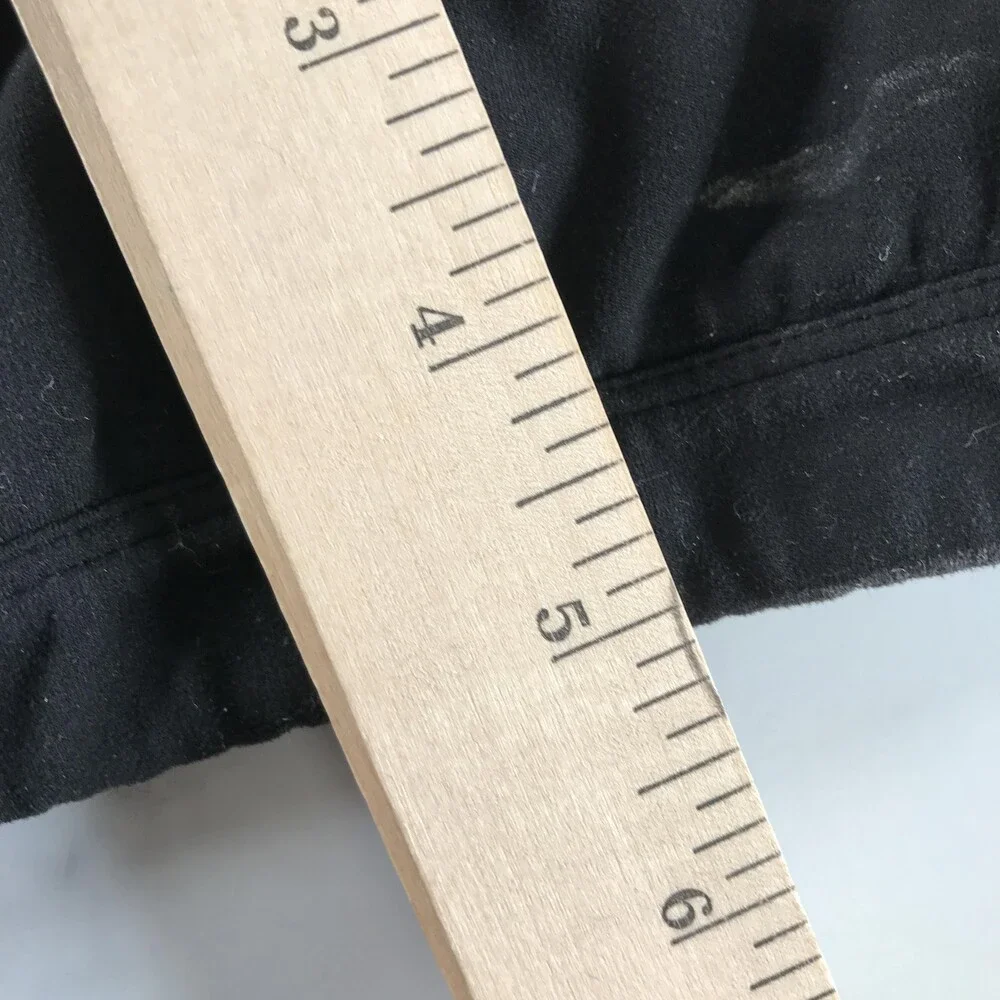 Athleta Sports Bra Womens XS Black Strappy Crossback Mesh Lined Removable Pads - Picture 13 of 14